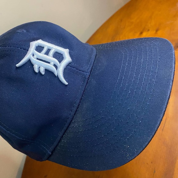 Blue Baseball Cap with White Logo - Picture 3 of 15